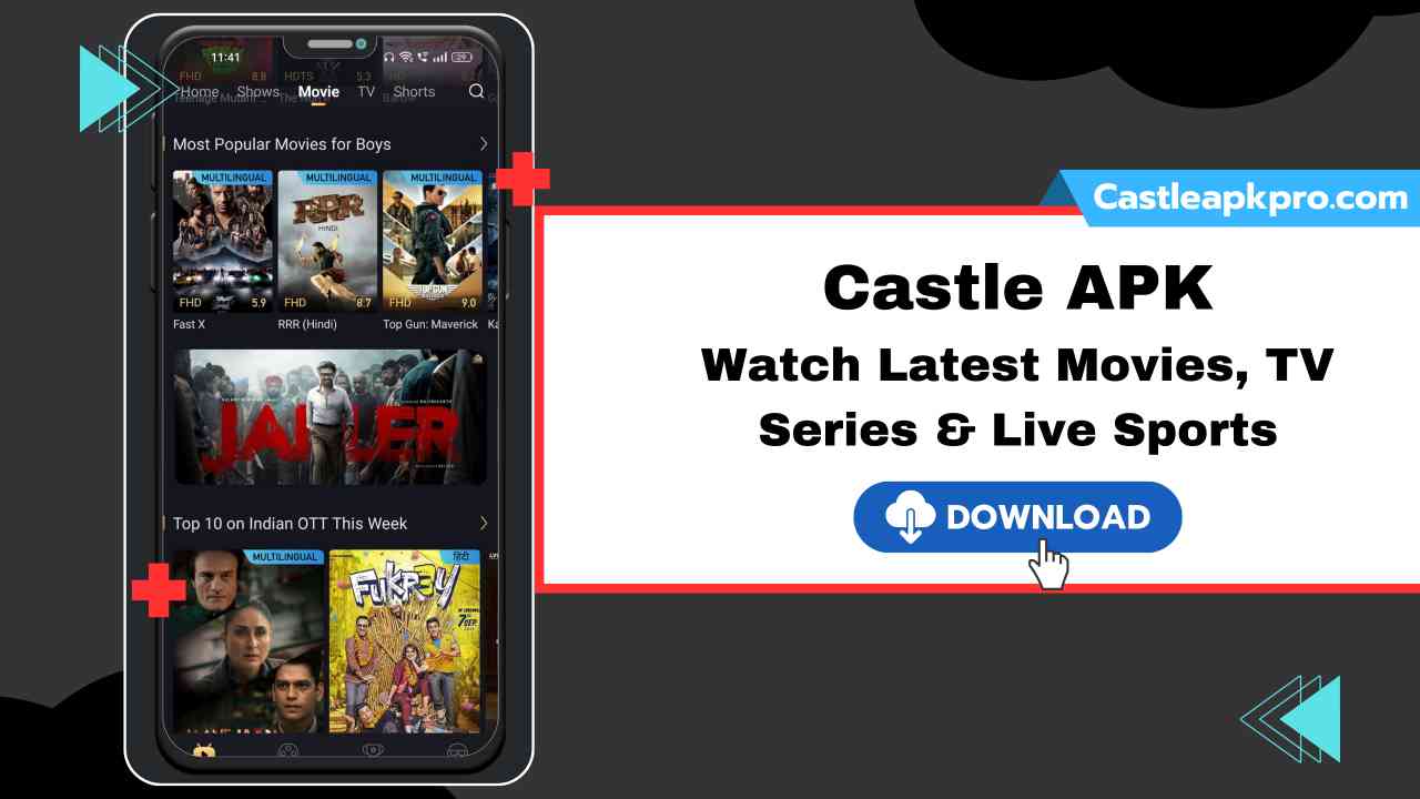 How to Download Full Movie in 1080p With Castle APK